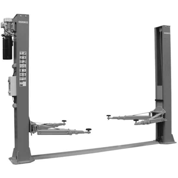SR-2055 автомобільний двостійковий електрогідравлічний підйомник з електричним розблокуванням