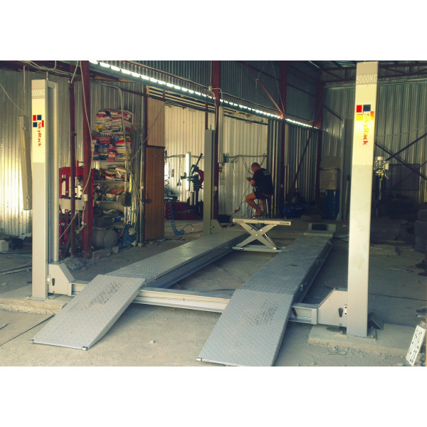 SR-4050N Автомобільний чотиристійковий електрогідравлічний підйомник з траверсою