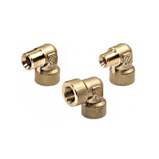 Латунний "L" фітінг G1/2F-G1/2M Tecomec