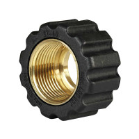 Гайка М22х1,5 латунь із пластиковим покриттям 400 бар R+M