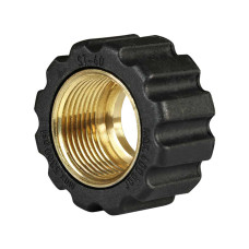 Гайка М22х1,5 латунь із пластиковим покриттям 400 бар R+M