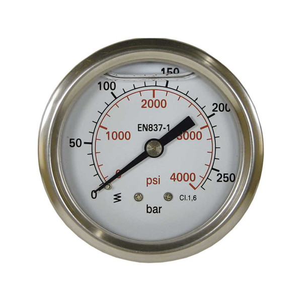 Манометр ВД Ø 50 мм 1/4" AG нержавіюча сталь R+M