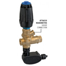 Перепускний клапан (Байпас) Tecomec VRT3 250 Бар з мікровимикачем + вихід під манометр